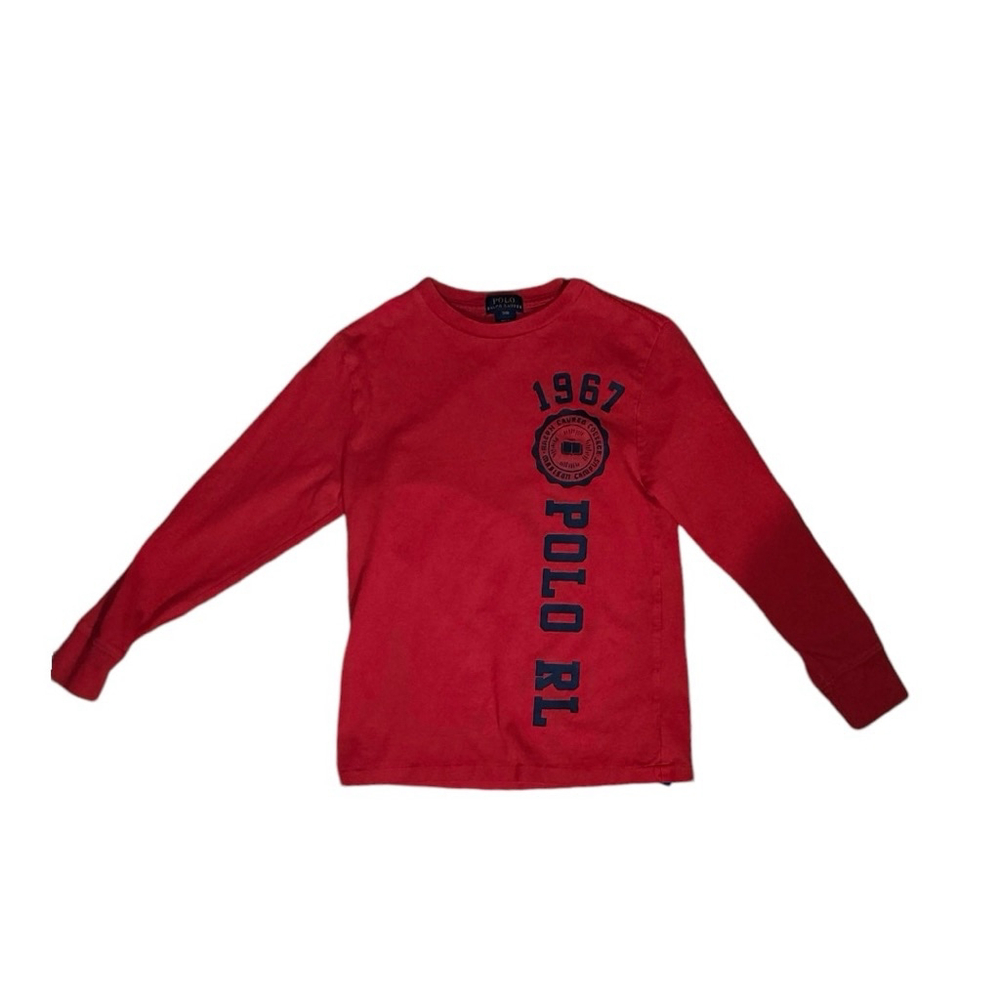 Ralph Lauren Polo Long Sleeve T-shirt Red Size S (8)